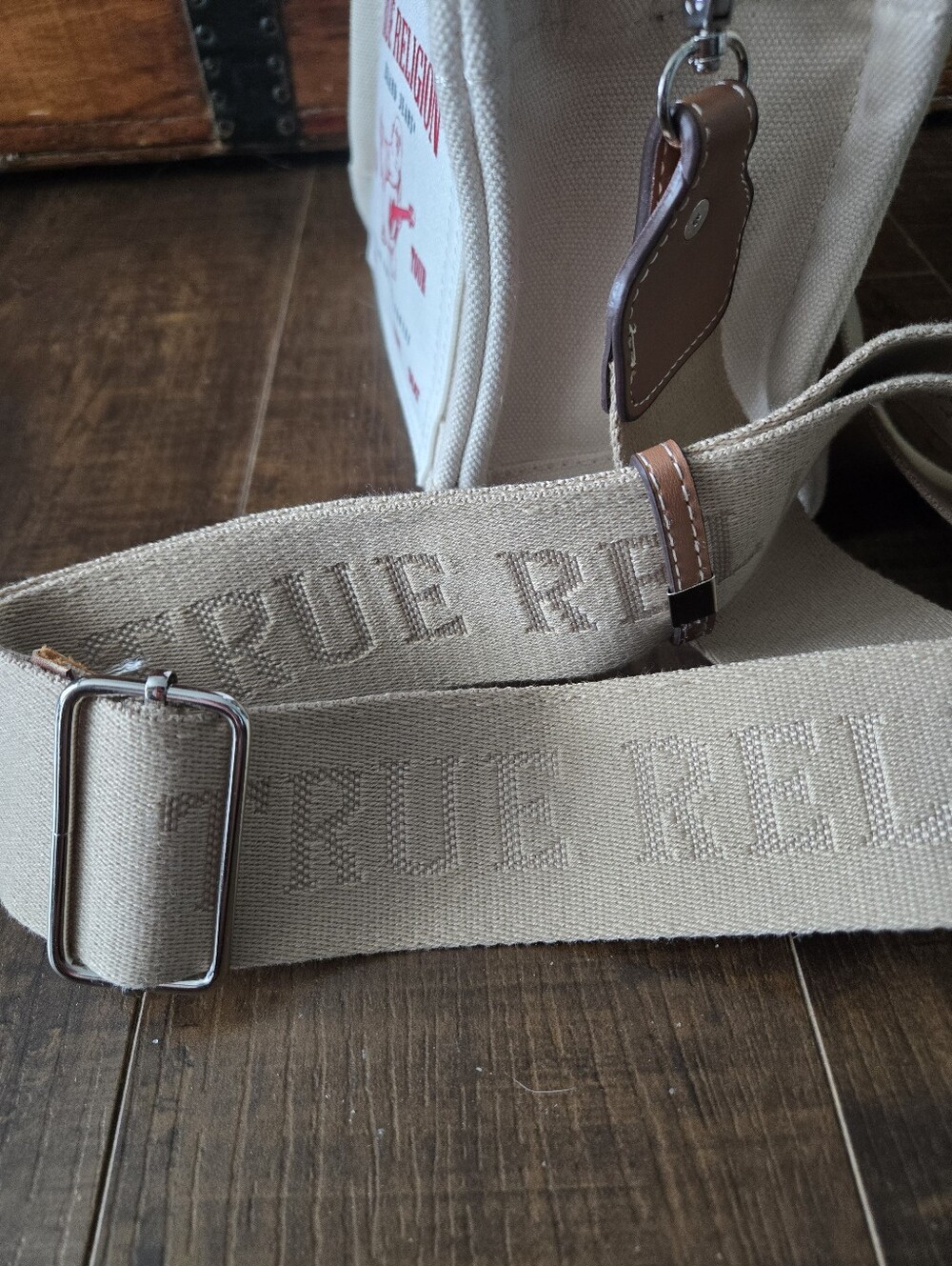 NEW True Religion Canvad Crossbody Or Handbag Purse - Picture 6 of 7
